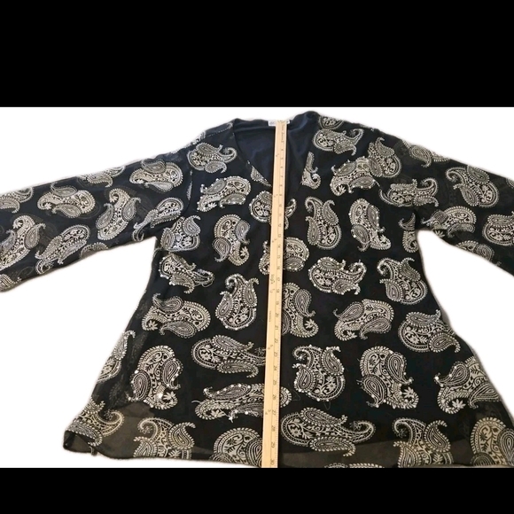 VTG Y2K Paisley Beaded Top ✨ Bling Party Girl Holiday New Year Glam Lined Barbie - Picture 7 of 13